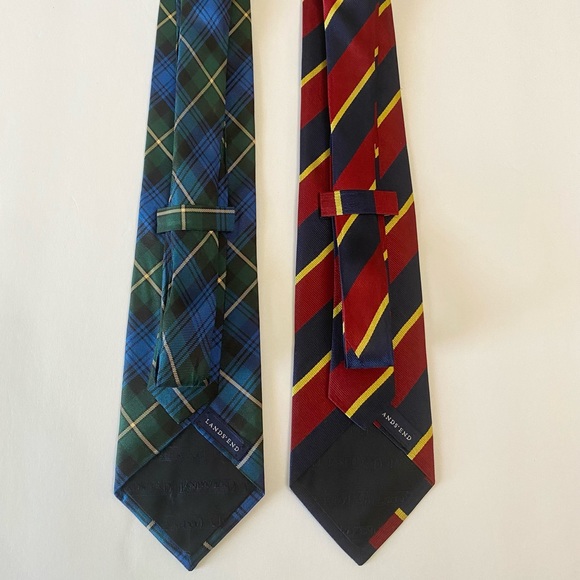 LANDS’ END Tie Bundle of 2 - Picture 4 of 4